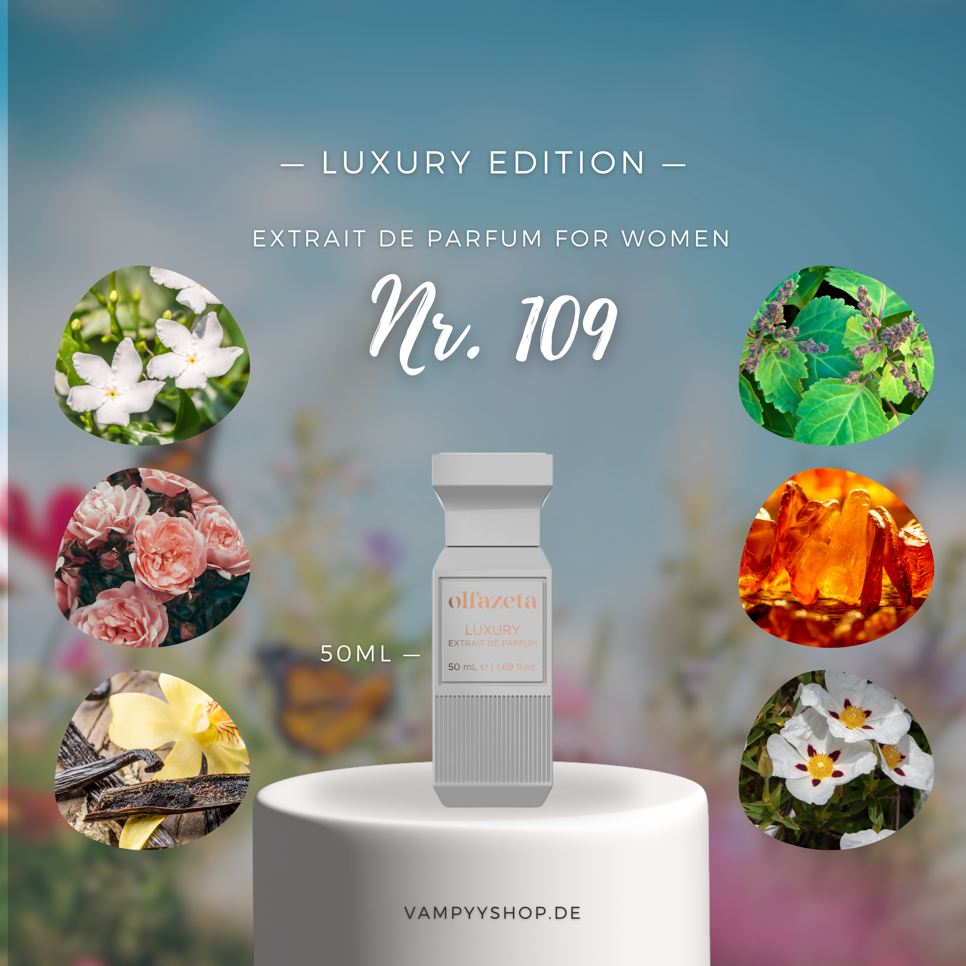 LUXURY Nr. 109 - DAMENPARFÜM MIT 30% ESSENZ - PARFÜMEXTRAKT vampyy.shop