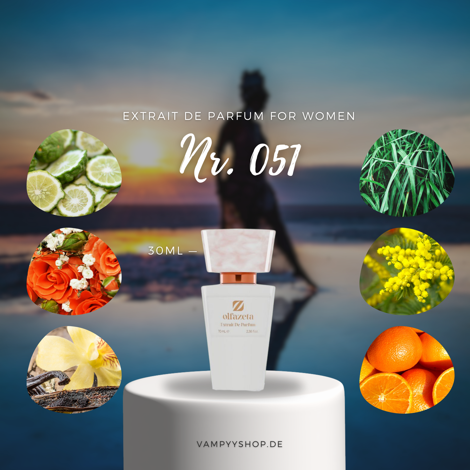 Nr. 051 - DAMENPARFÜM MIT 30% ESSENZ - PARFÜMEXTRAKT vampyy.shop