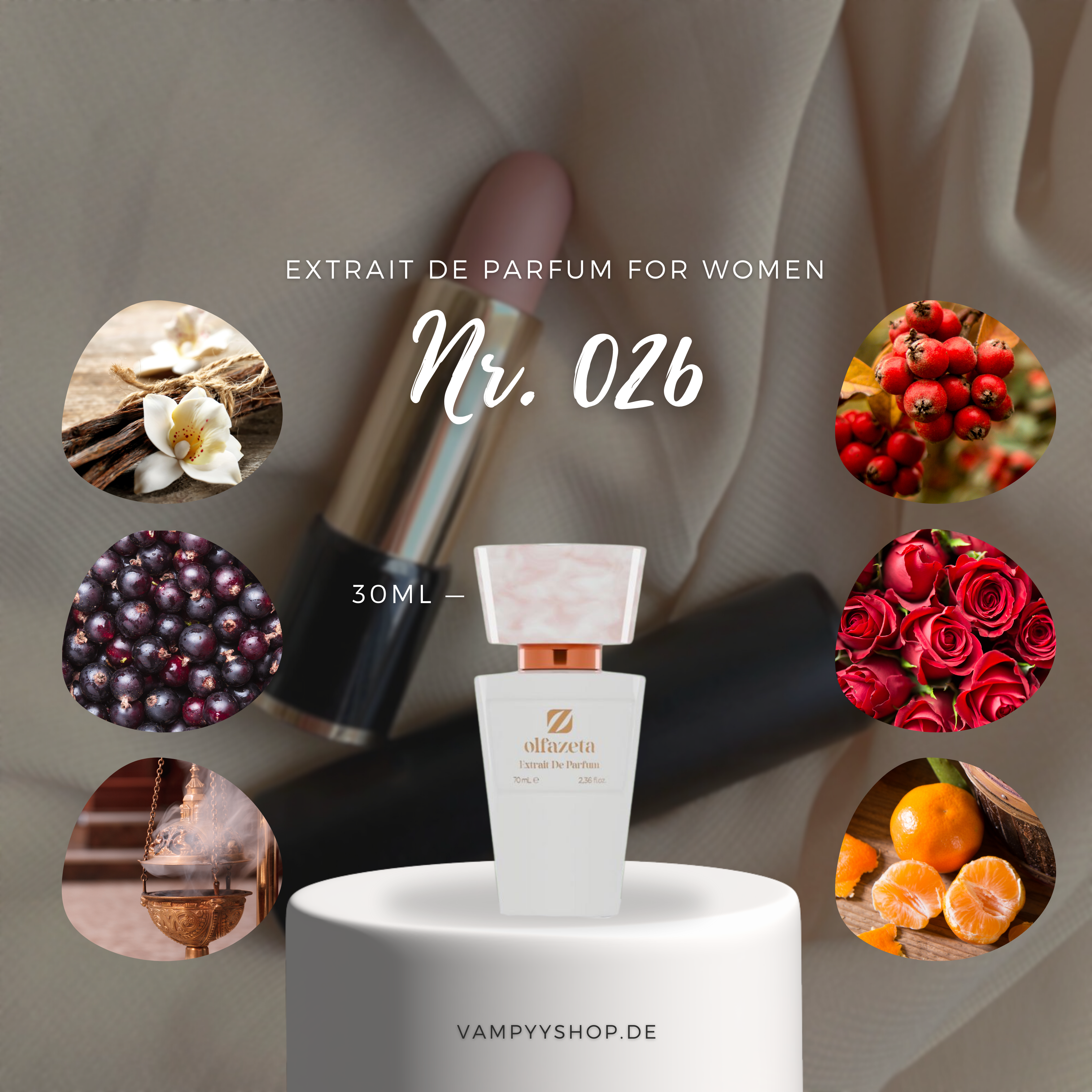 Nr. 026 - DAMENPARFÜM MIT 30% ESSENZ - PARFÜMEXTRAKT vampyy.shop