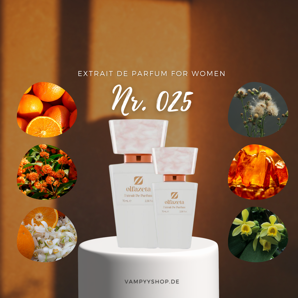 Nr. 025 - DAMENPARFÜM MIT 30% ESSENZ - PARFÜMEXTRAKT vampyy.shop