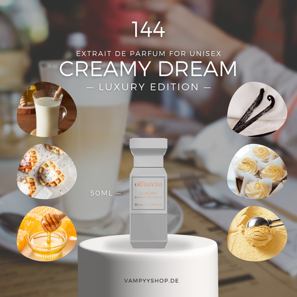 144 - Creamy Dream - LUXURY UNISEXPARFÜM MIT 30% ESSENZ - PARFÜMEXTRAKT vampyy.shop