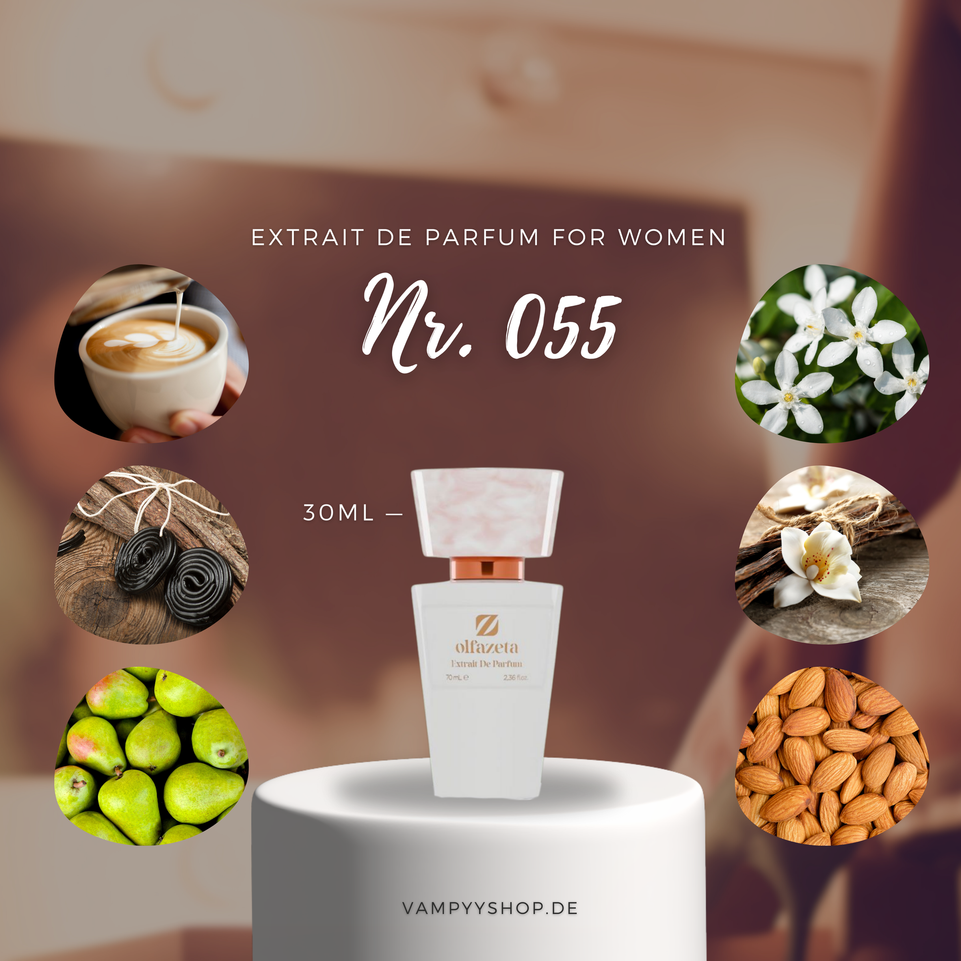 Nr. 055 - DAMENPARFÜM MIT 30% ESSENZ - PARFÜMEXTRAKT vampyy.shop