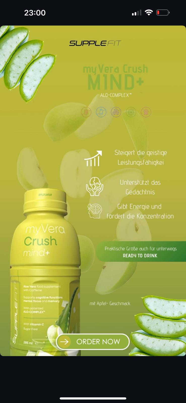MYVERA CRUSH NAHRUNGSERGÄNZUNGSMITTEL vampyy.shop