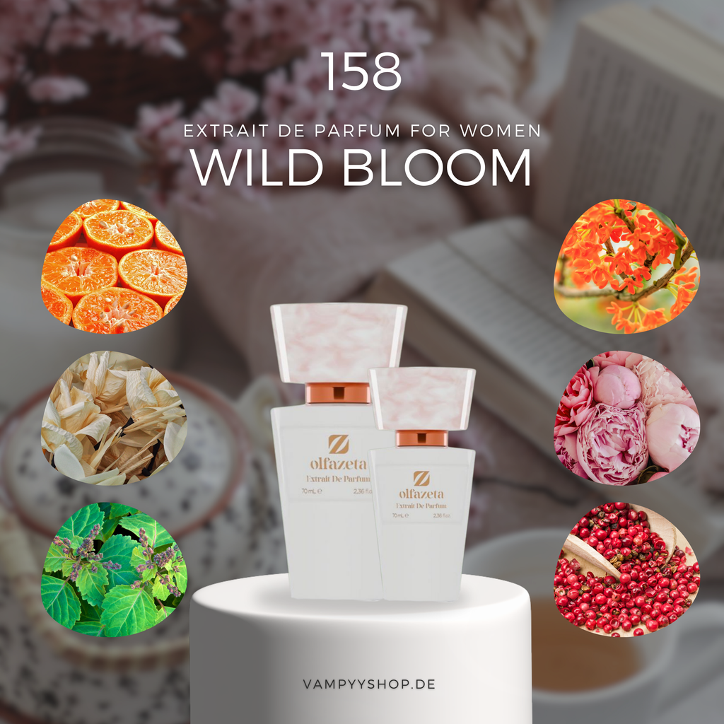 (Nr. 077) -> NOW 158 - Wild Bloom - DAMENPARFÜM MIT 30% ESSENZ - PARFÜMEXTRAKT olfazeta