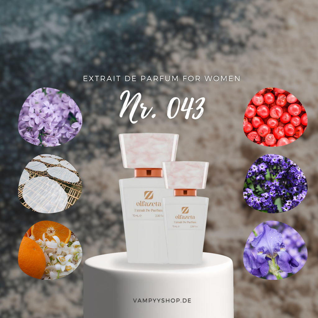 Nr. 43 - DAMENPARFÜM MIT 30% ESSENZ - PARFÜMEXTRAKT vampyy.shop