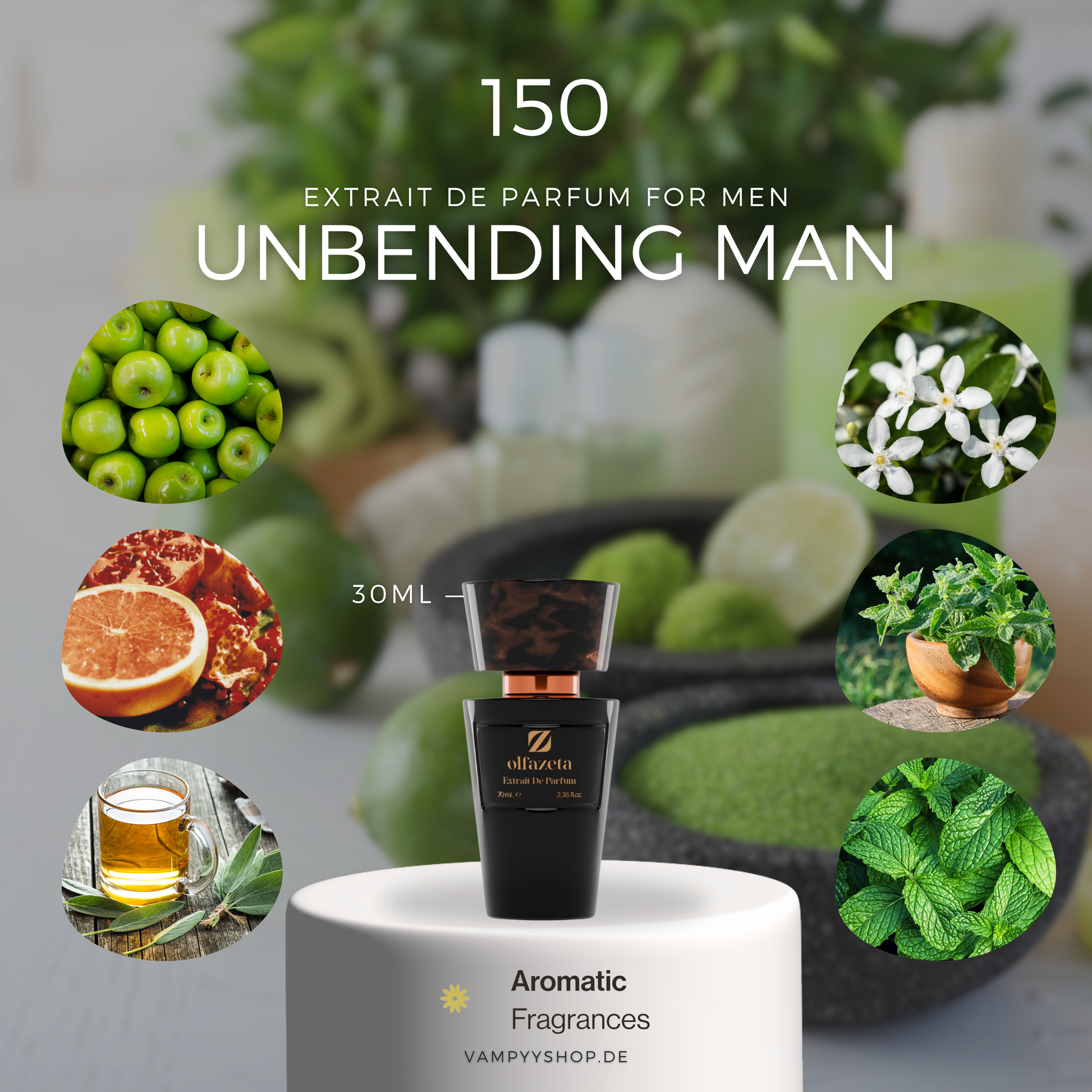 (Nr. 005) -> NOW 150 - Unbending Man - HERRENPARFÜM MIT 30% ESSENZ - PARFÜMEXTRAKT olfazeta