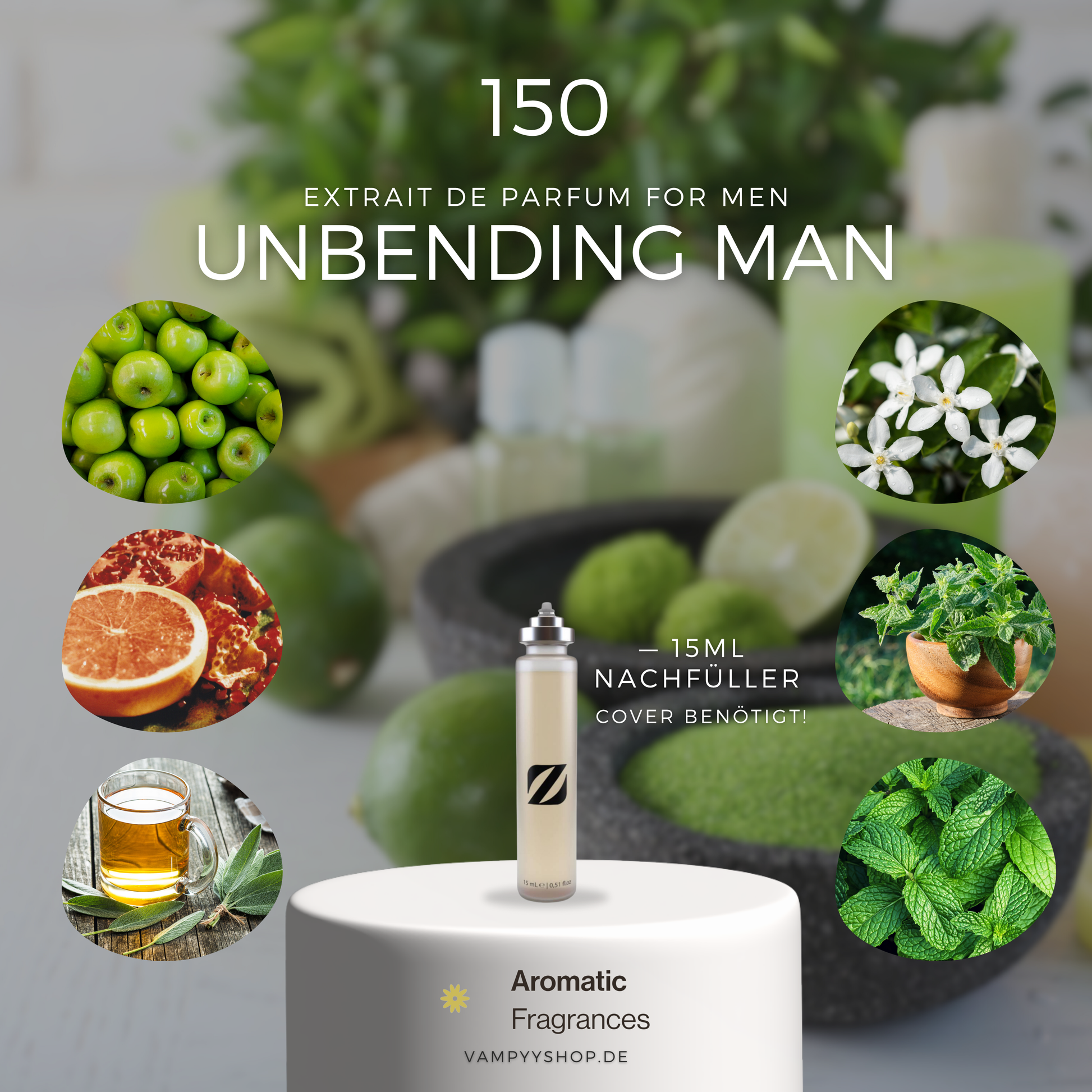 (Nr. 005) -> NOW 150 - Unbending Man - HERRENPARFÜM MIT 30% ESSENZ - PARFÜMEXTRAKT olfazeta