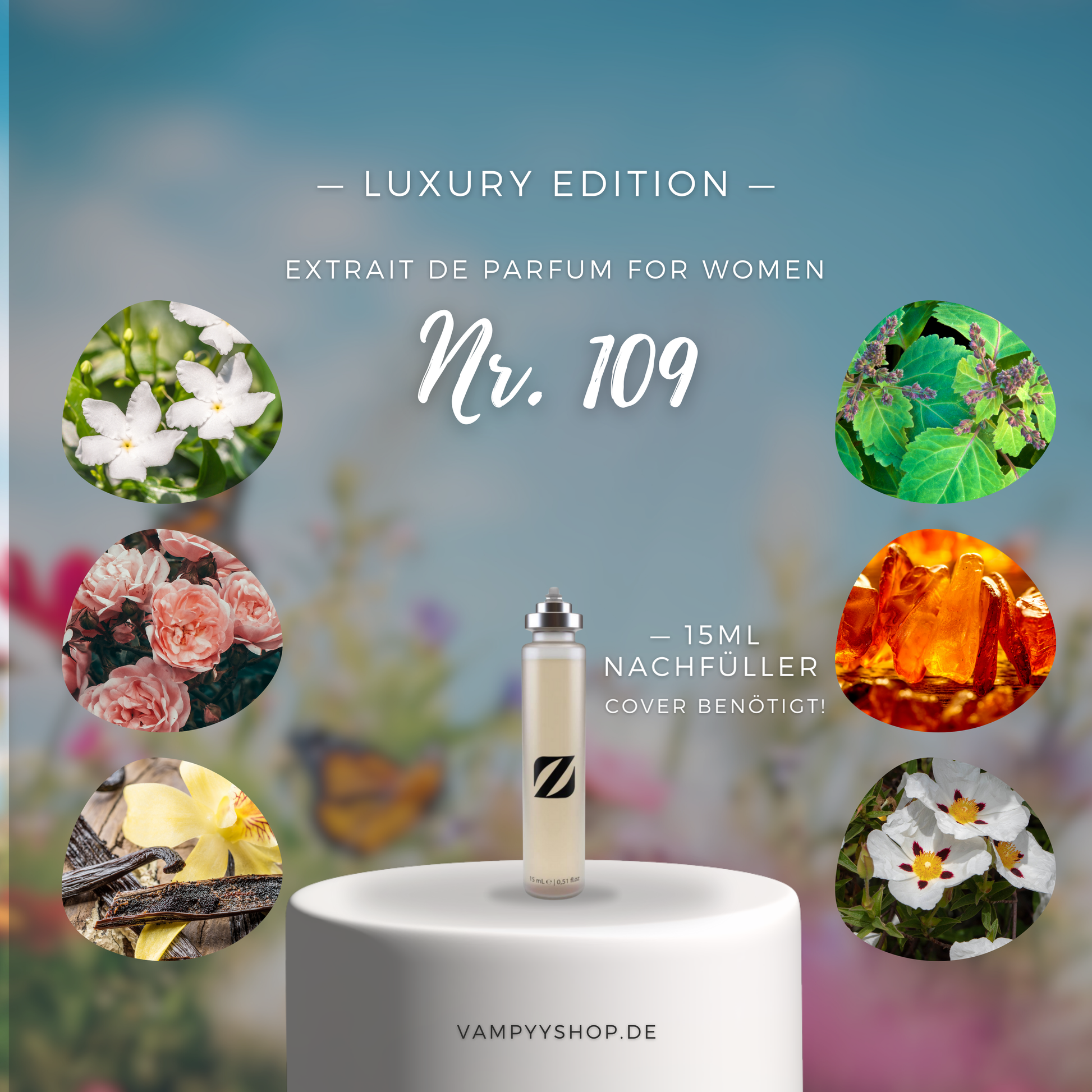 LUXURY Nr. 109 - DAMENPARFÜM MIT 30% ESSENZ - PARFÜMEXTRAKT vampyy.shop