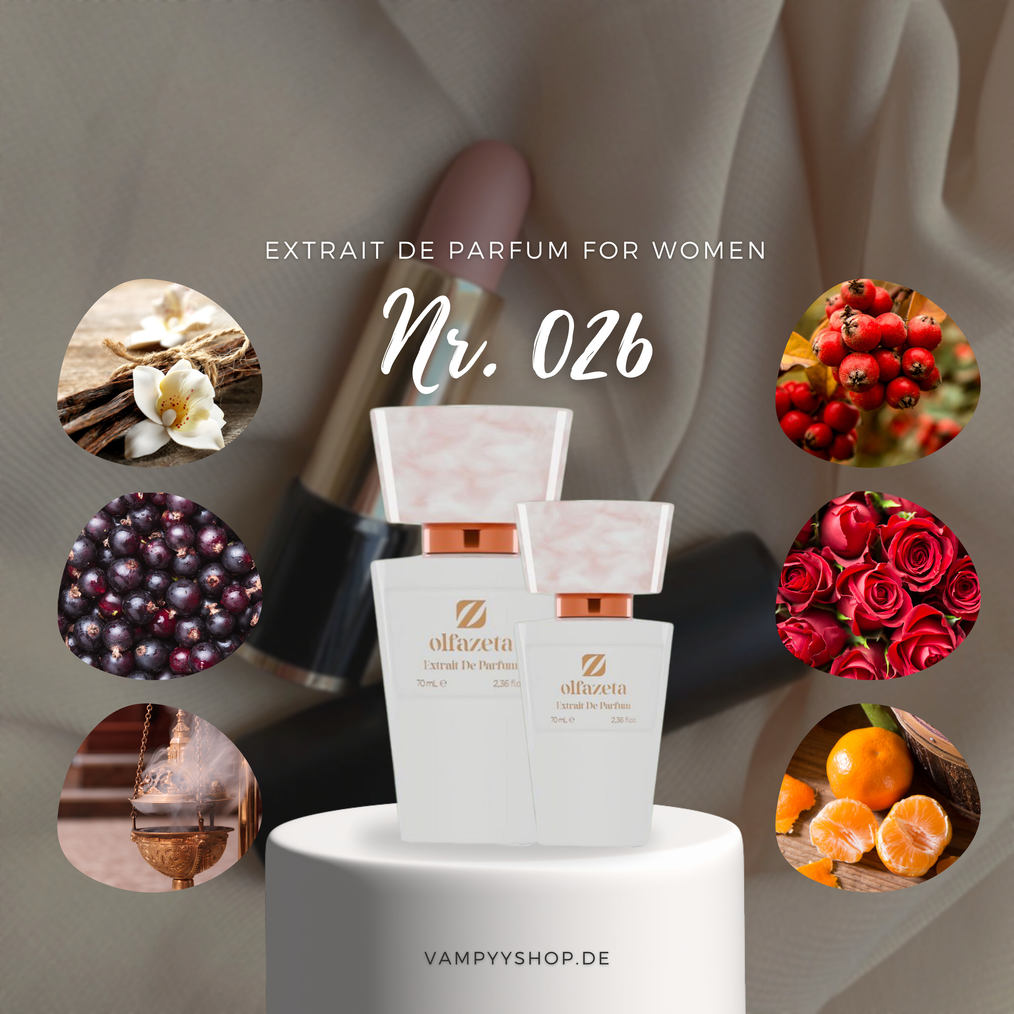 Nr. 026 - DAMENPARFÜM MIT 30% ESSENZ - PARFÜMEXTRAKT vampyy.shop
