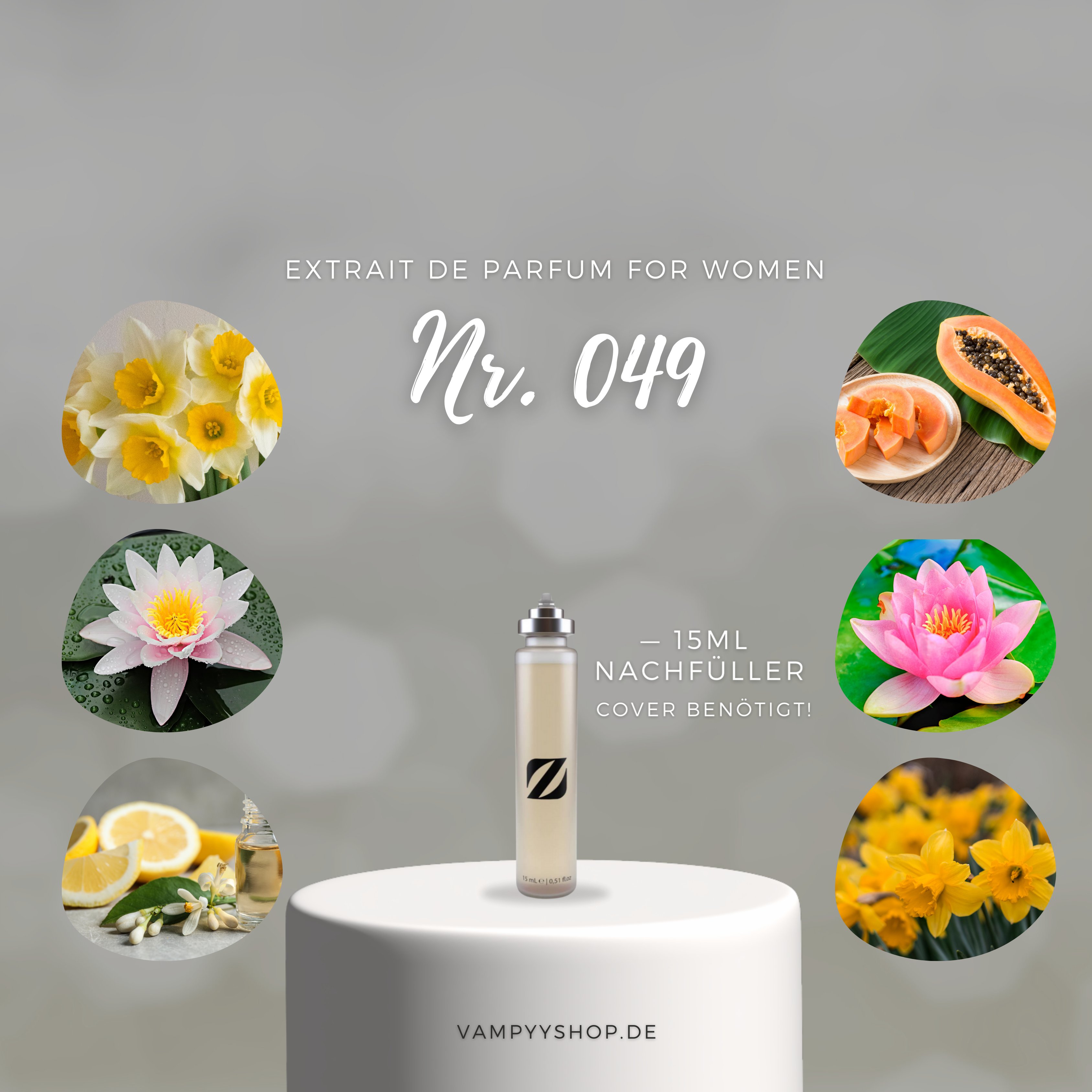 Nr. 049 - DAMENPARFÜM MIT 30% ESSENZ - PARFÜMEXTRAKT vampyy.shop