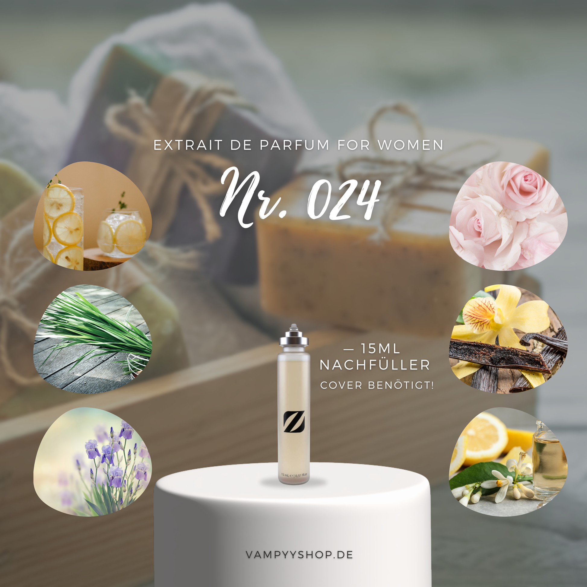 Nr. 024 - DAMENPARFÜM MIT 30% ESSENZ - PARFÜMEXTRAKT vampyy.shop