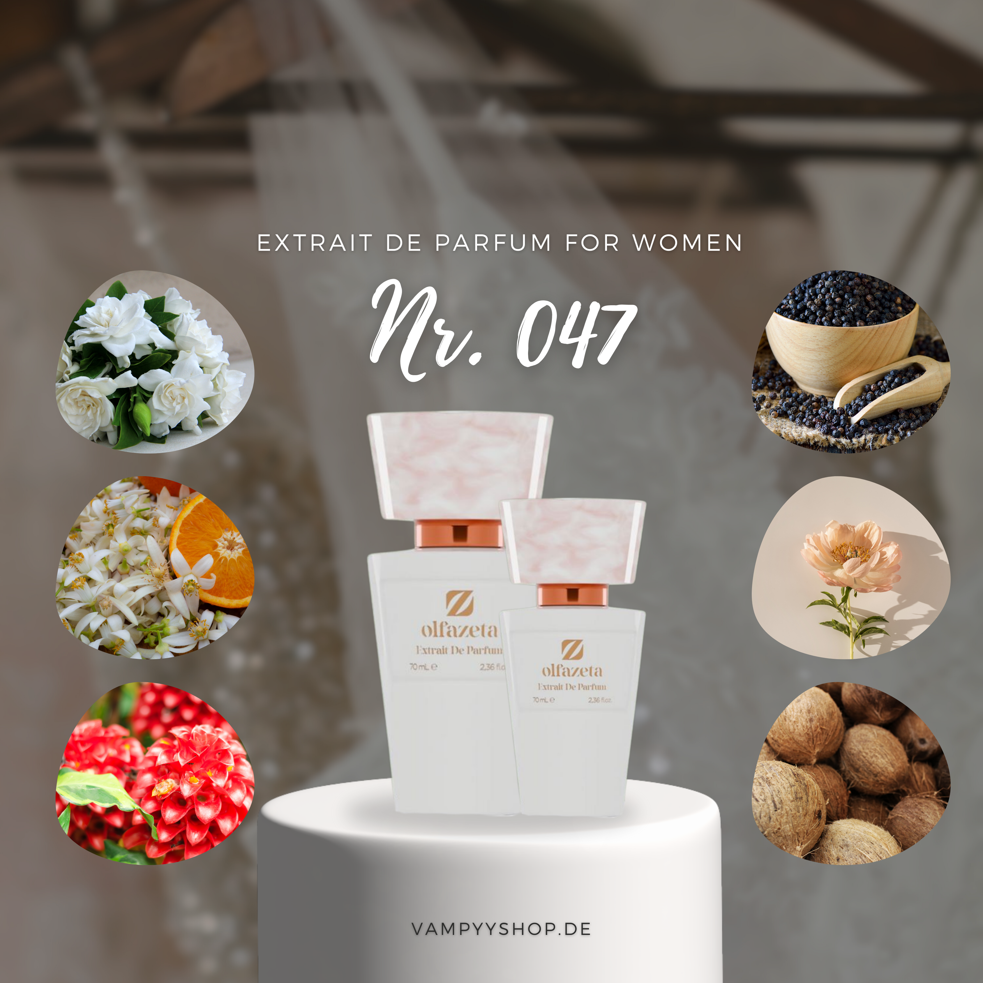 Nr. 047 - DAMENPARFÜM MIT 30% ESSENZ - PARFÜMEXTRAKT vampyy.shop