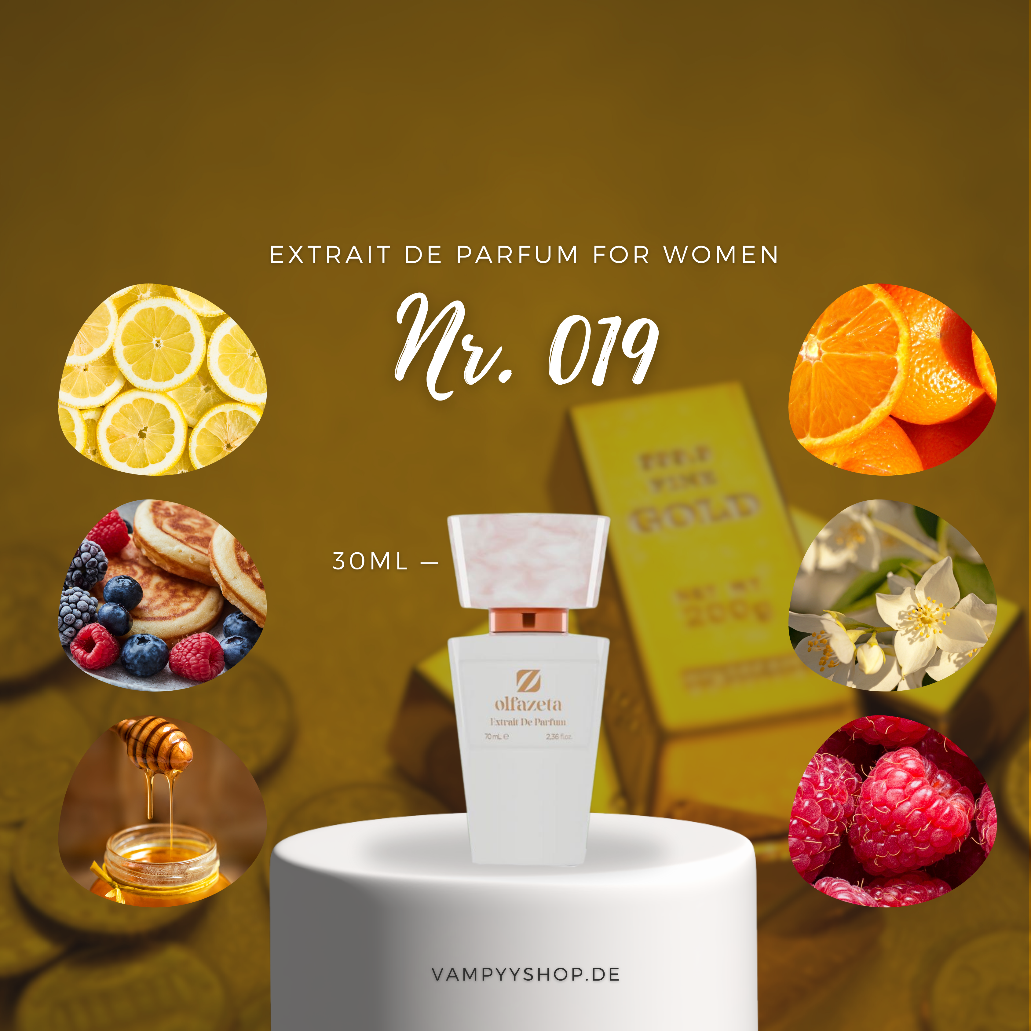 Nr. 019 - DAMENPARFÜM MIT 30% ESSENZ - PARFÜMEXTRAKT vampyy.shop