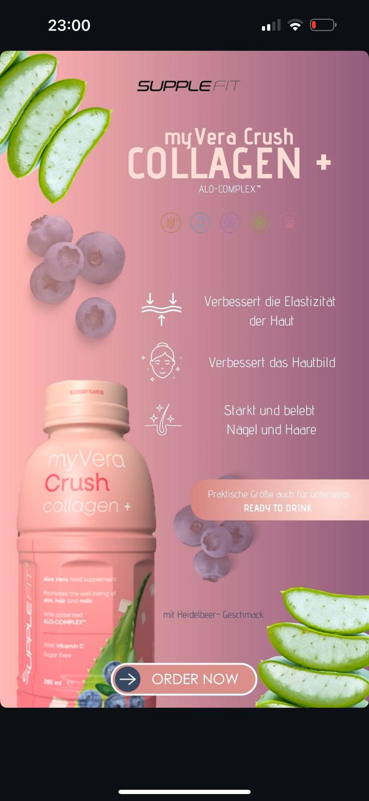 MYVERA CRUSH NAHRUNGSERGÄNZUNGSMITTEL vampyy.shop