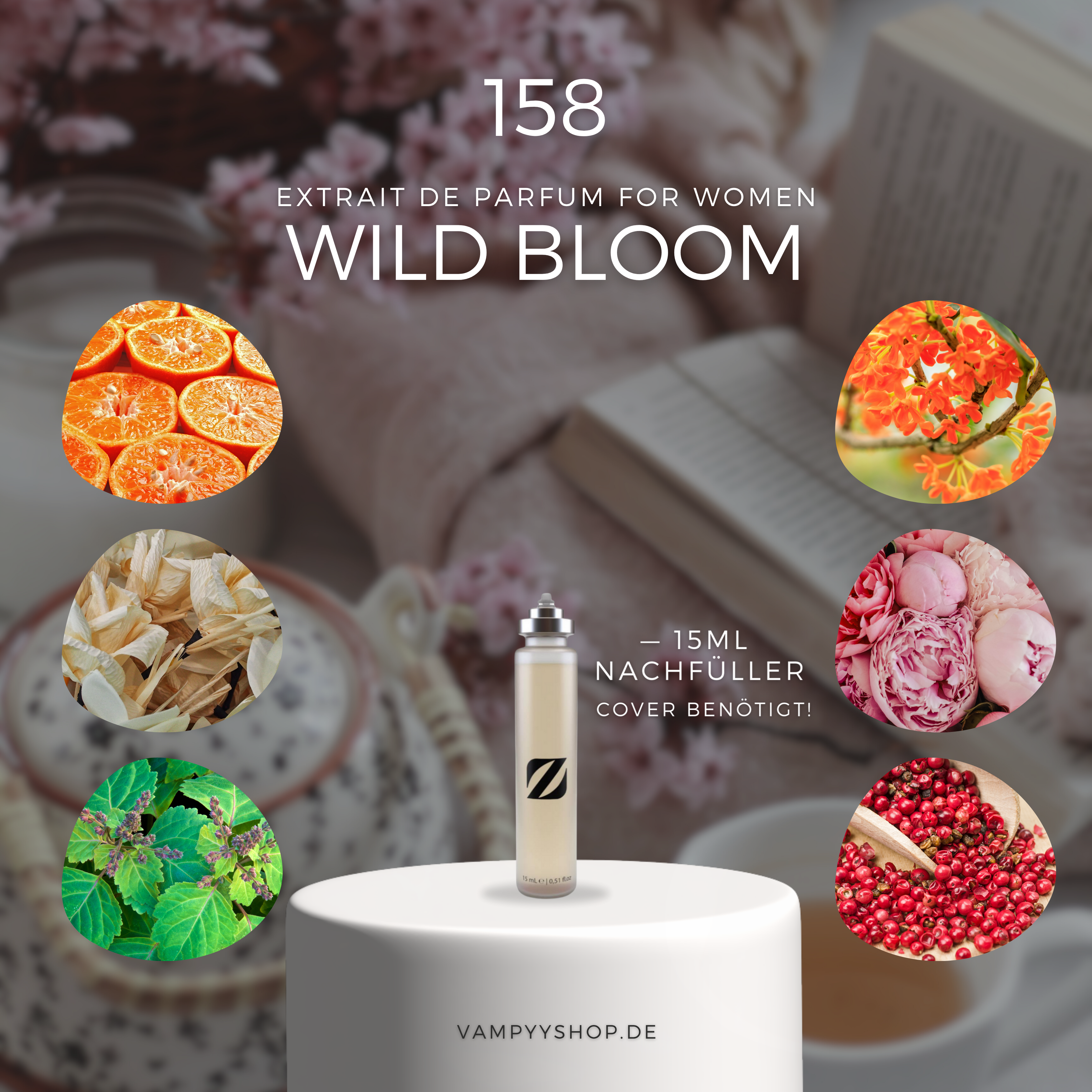 (Nr. 077) -> NOW 158 - Wild Bloom - DAMENPARFÜM MIT 30% ESSENZ - PARFÜMEXTRAKT olfazeta