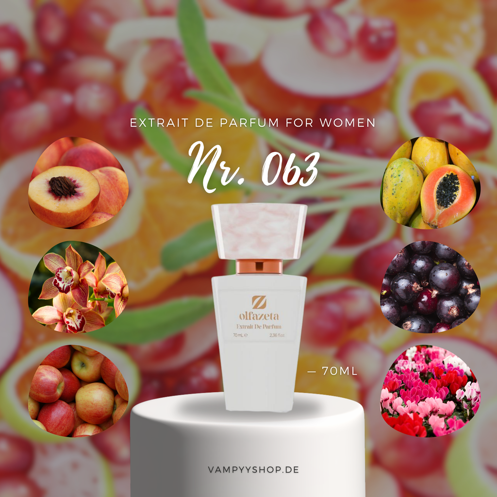 Nr. 063 - DAMENPARFÜM MIT 30% ESSENZ - PARFÜMEXTRAKT vampyy.shop