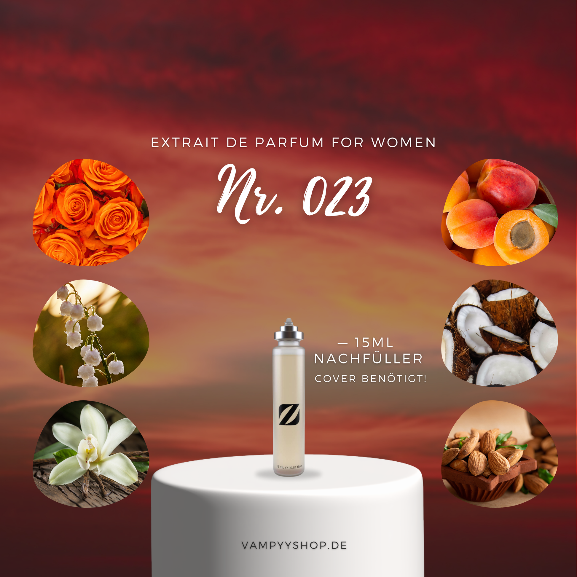 Nr. 023 - DAMENPARFÜM MIT 30% ESSENZ - PARFÜMEXTRAKT vampyy.shop