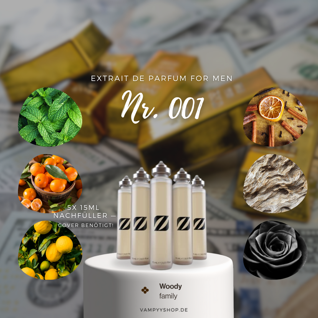 Nr. 001 - HERRENPARFÜM MIT 30% ESSENZ - PARFÜMEXTRAKT vampyy.shop