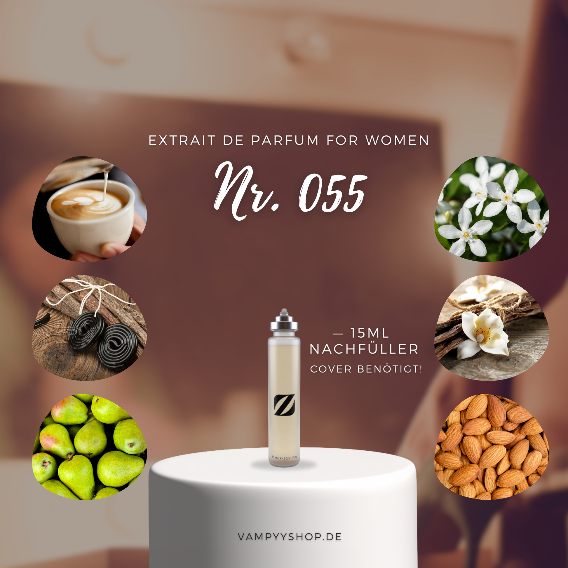 Nr. 055 - DAMENPARFÜM MIT 30% ESSENZ - PARFÜMEXTRAKT vampyy.shop