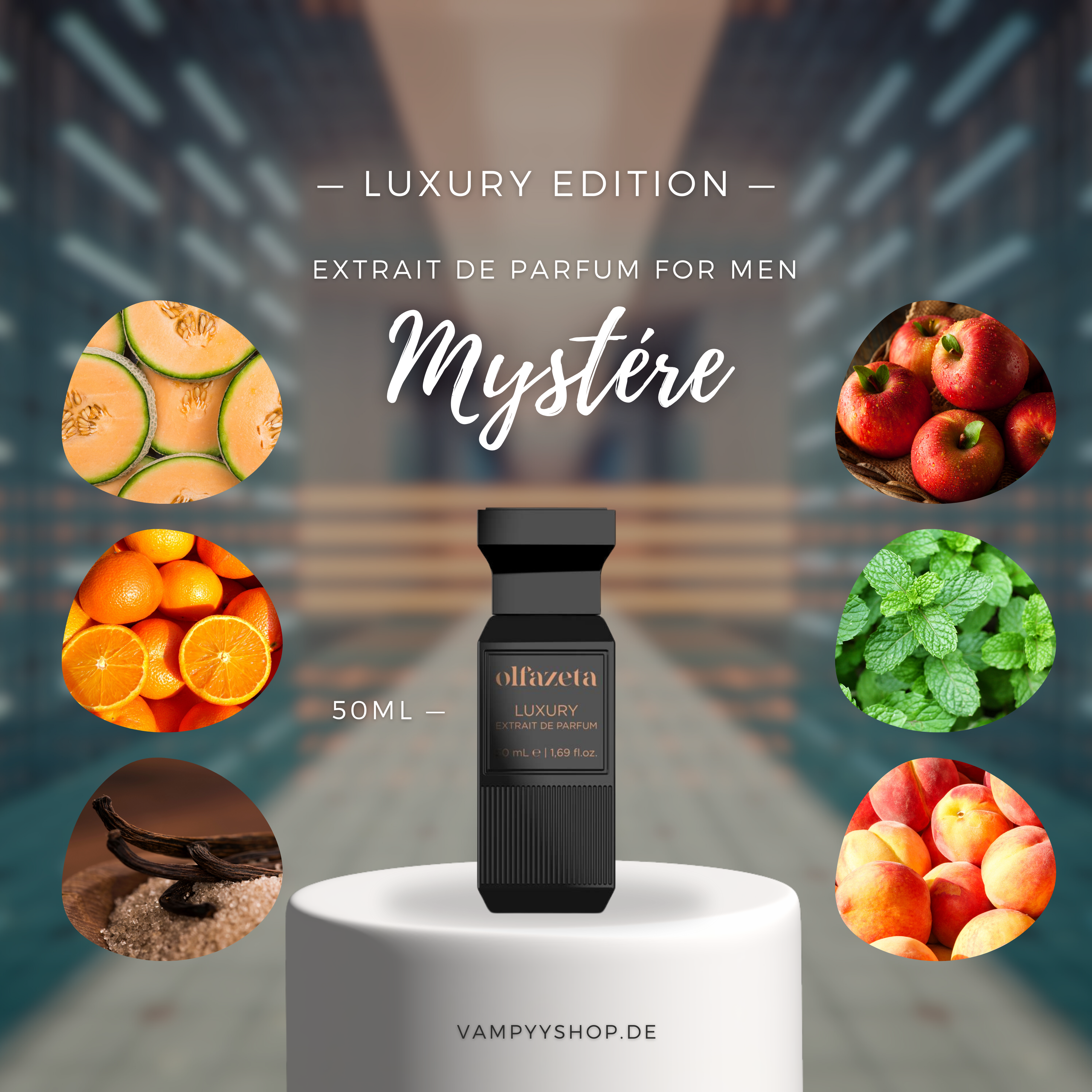 LUXURY MYSTÈRE - HERRENPARFÜM MIT 30% ESSENZ - PARFÜMEXTRAKT EVENT 2023 - Edition Paris vampyy.shop
