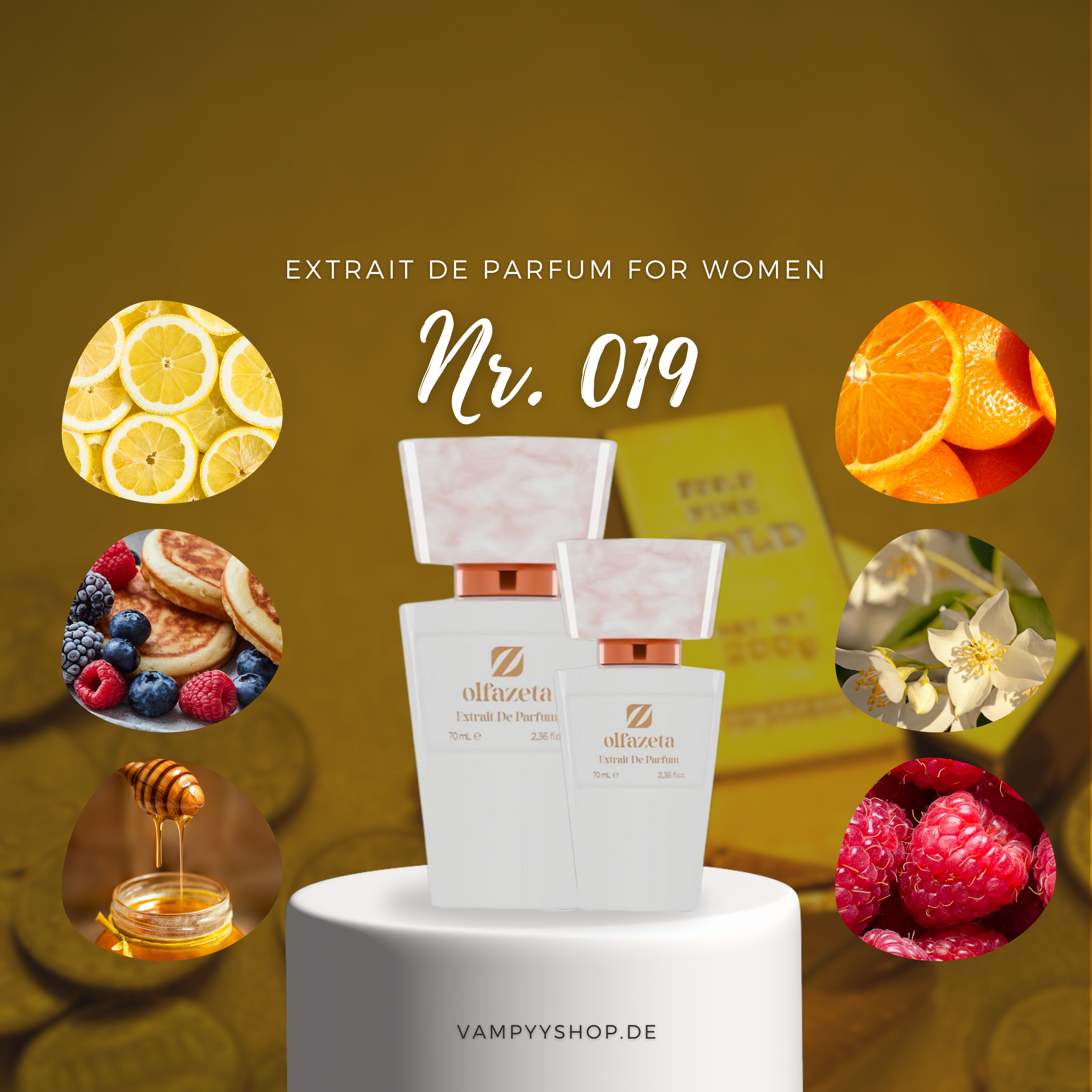 Nr. 019 - DAMENPARFÜM MIT 30% ESSENZ - PARFÜMEXTRAKT vampyy.shop