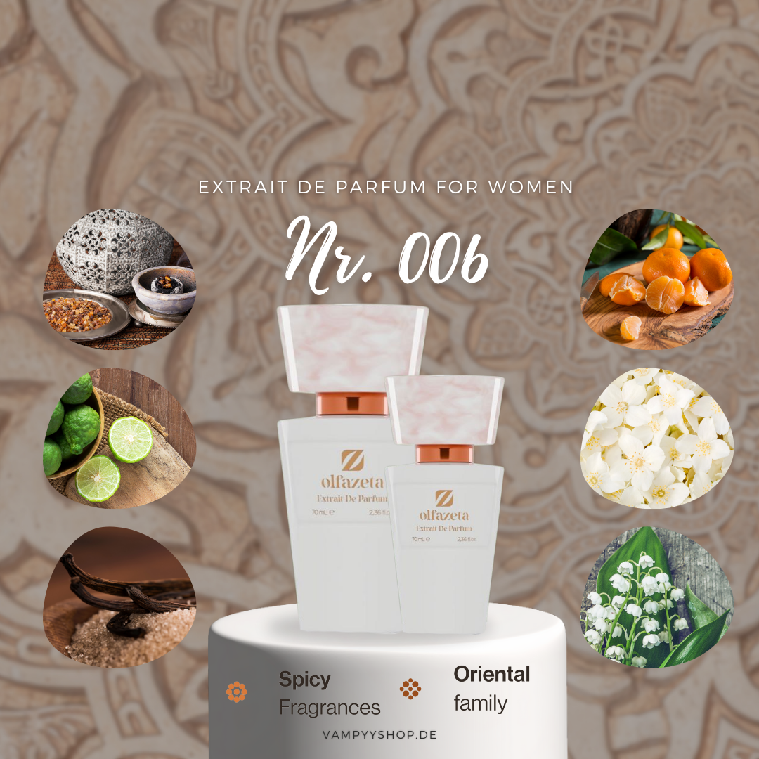 Nr. 006 - DAMENPARFÜM MIT 30% ESSENZ - PARFÜMEXTRAKT vampyy.shop