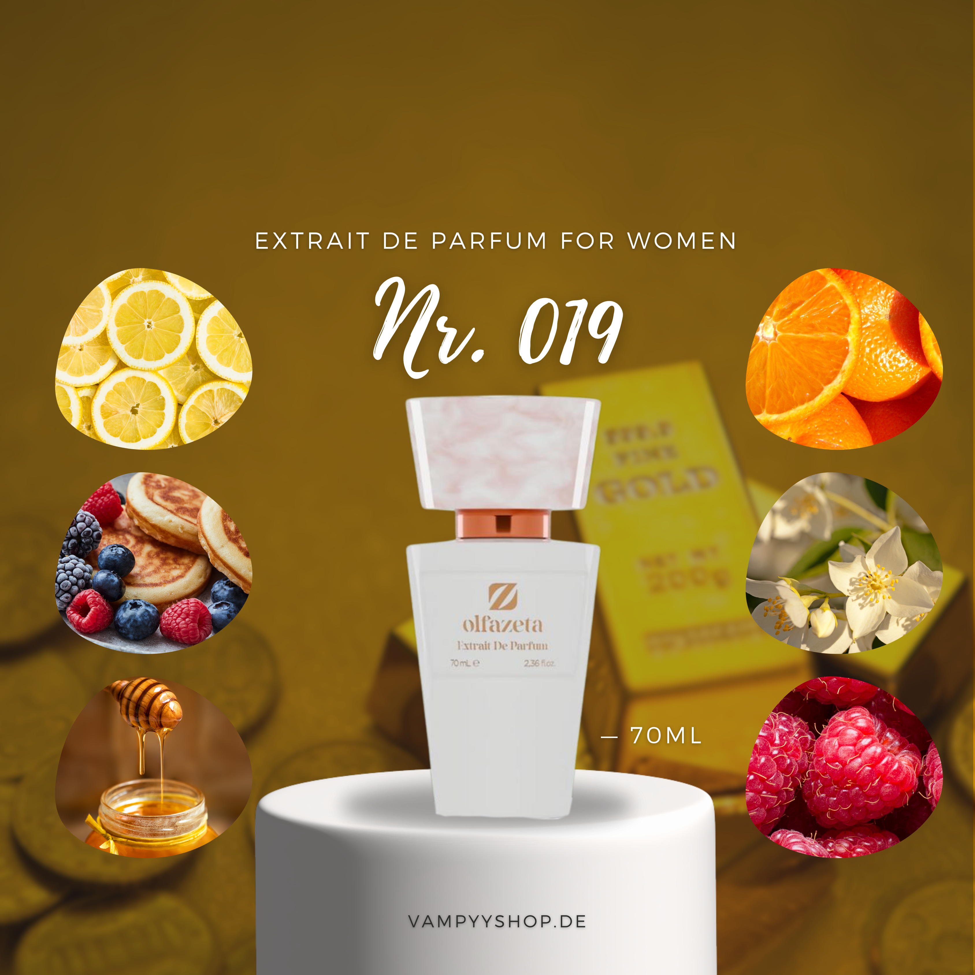 Nr. 019 - DAMENPARFÜM MIT 30% ESSENZ - PARFÜMEXTRAKT vampyy.shop