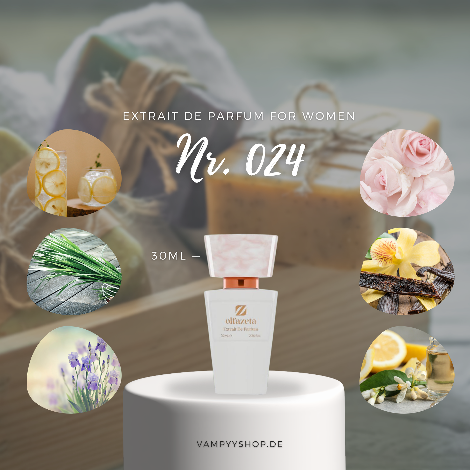 Nr. 024 - DAMENPARFÜM MIT 30% ESSENZ - PARFÜMEXTRAKT vampyy.shop
