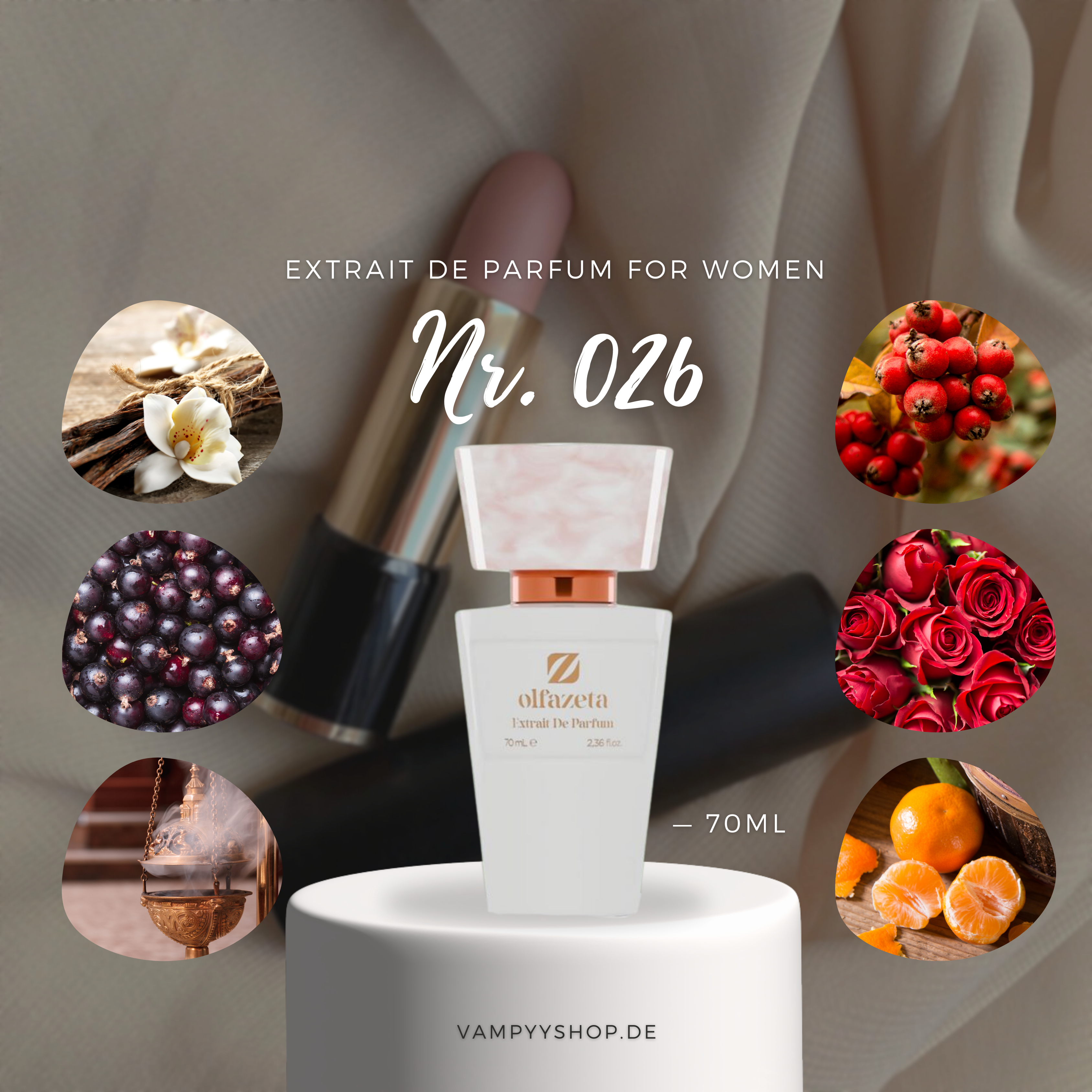 Nr. 026 - DAMENPARFÜM MIT 30% ESSENZ - PARFÜMEXTRAKT vampyy.shop