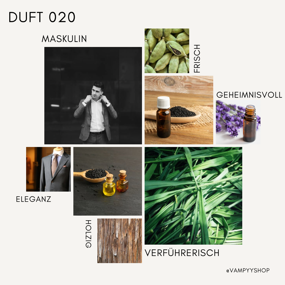 Nr. 020 - HERRENPARFÜM MIT 30% ESSENZ - PARFÜMEXTRAKT vampyy.shop
