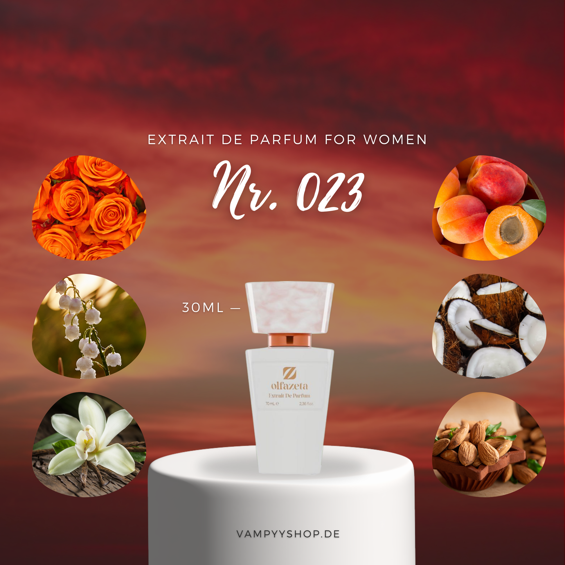 Nr. 023 - DAMENPARFÜM MIT 30% ESSENZ - PARFÜMEXTRAKT vampyy.shop