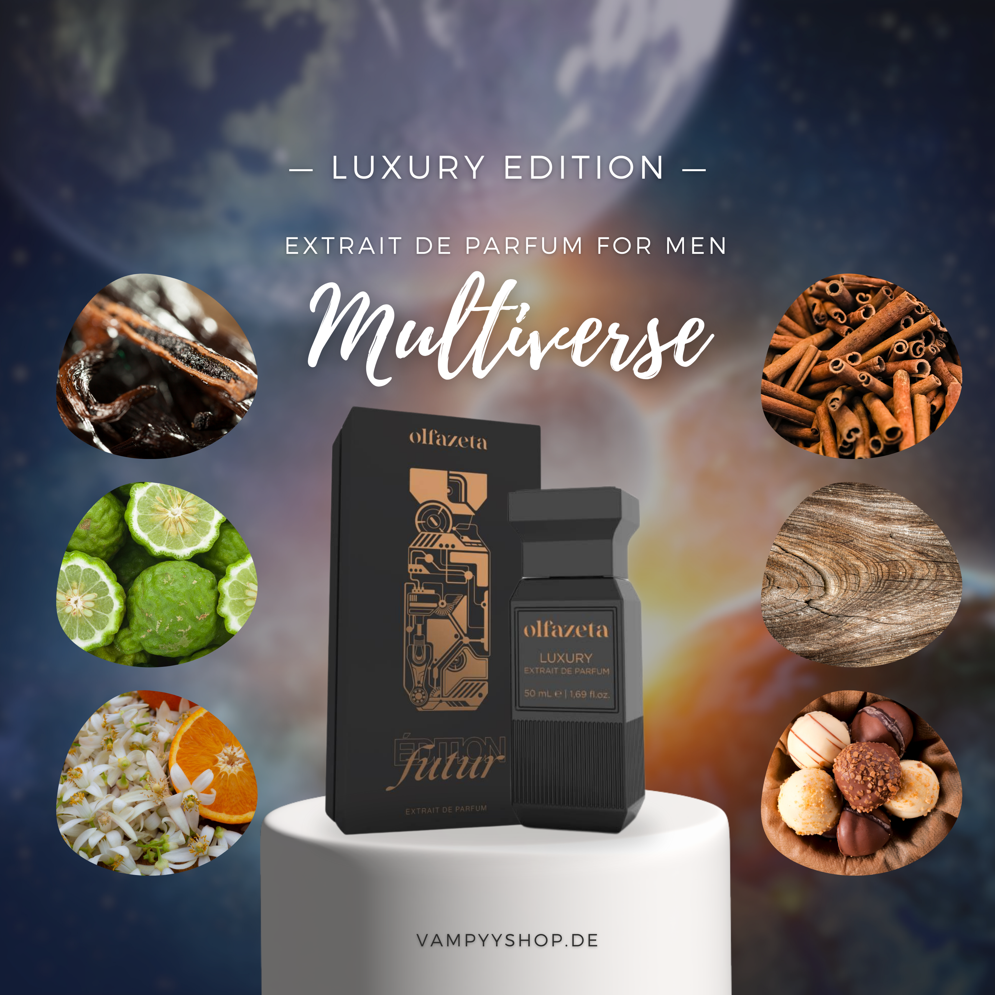 Multiverse – Luxury Herrenparfüm mit 30% Essenz - Édition Futur vampyy.shop