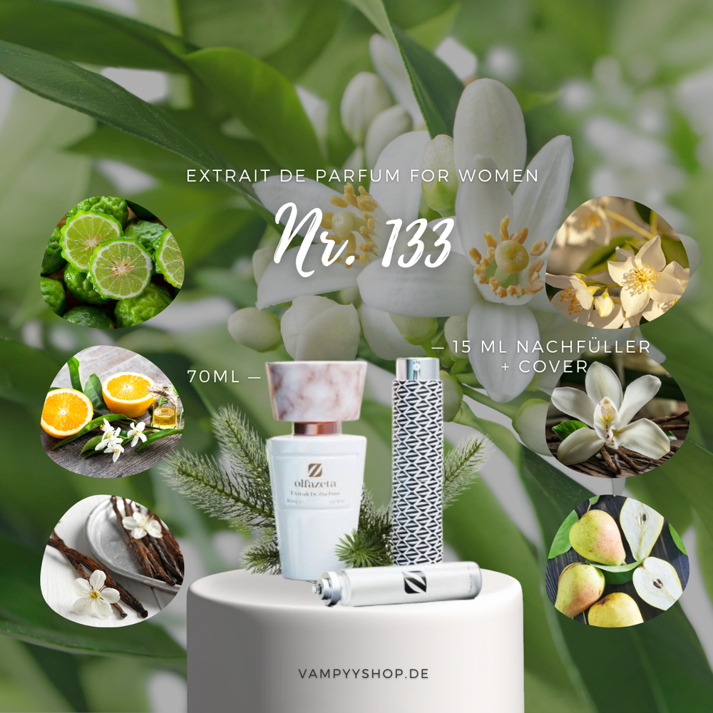 Nr. 133 - DAMENPARFÜM MIT 30% ESSENZ - PARFÜMEXTRAKT vampyy.shop