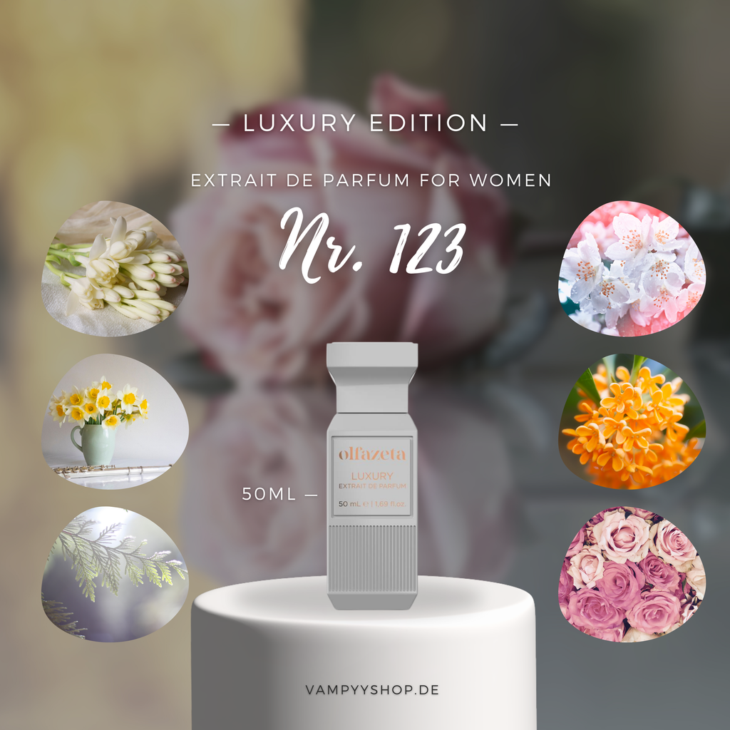 LUXURY Nr. 123 - DAMENPARFÜM MIT 30% ESSENZ - PARFÜMEXTRAKT vampyy.shop