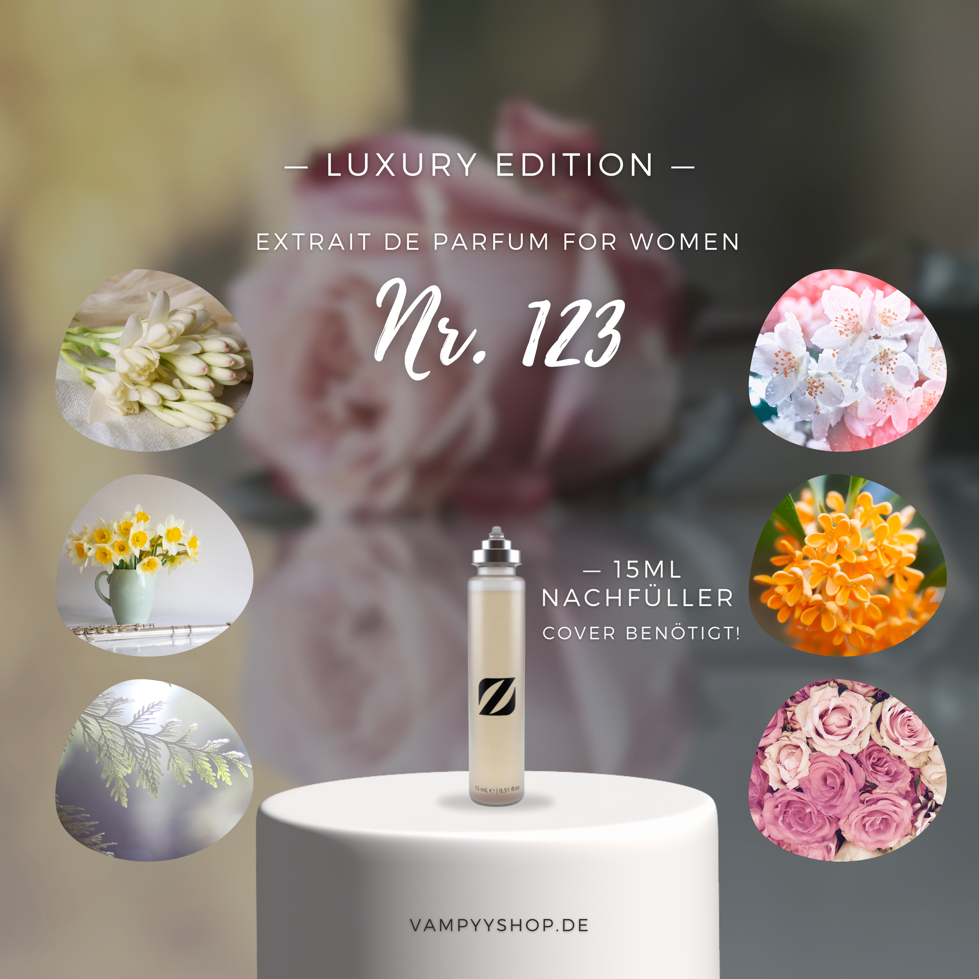 LUXURY Nr. 123 - DAMENPARFÜM MIT 30% ESSENZ - PARFÜMEXTRAKT vampyy.shop