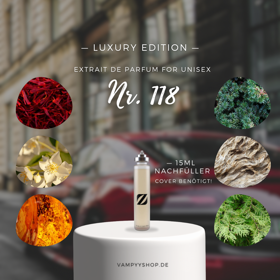 LUXURY Nr. 118 - UNISEXPARFÜM MIT 30% ESSENZ - PARFÜMEXTRAKT vampyy.shop