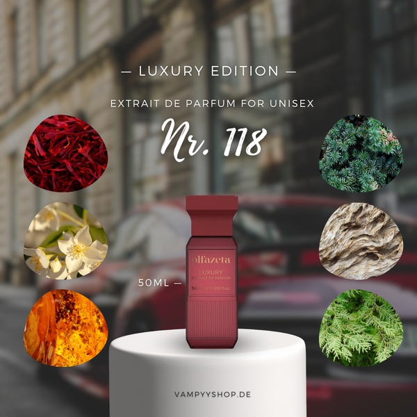 LUXURY Nr. 118 - UNISEXPARFÜM MIT 30% ESSENZ - PARFÜMEXTRAKT vampyy.shop
