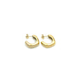 18k vergoldete Ohrringe „squared Hoops“ vampyy.shop