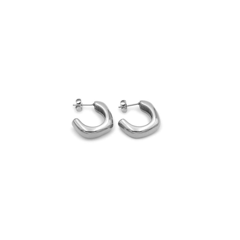 Edelstahl-ohrringe „squared Hoops“ vampyy.shop