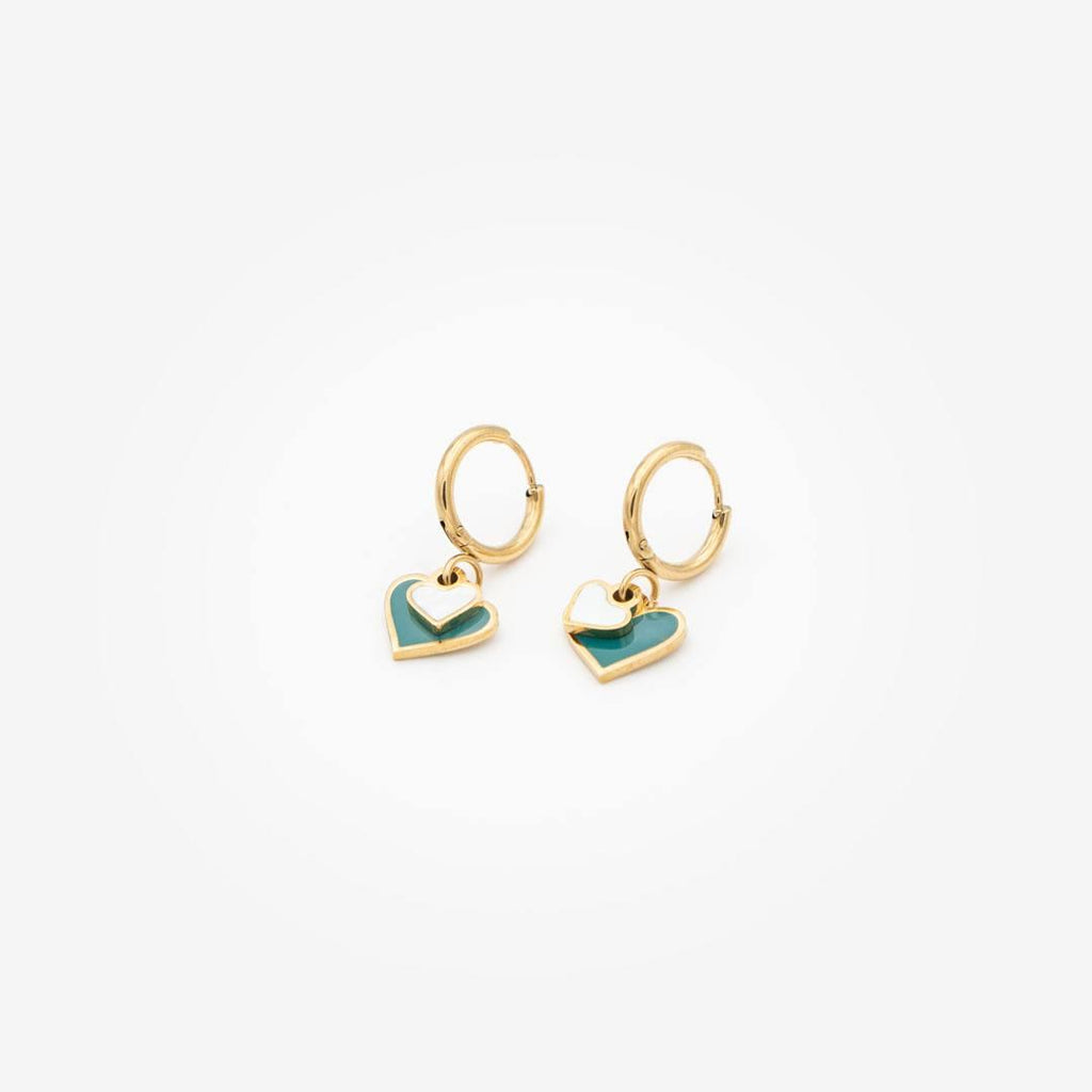 18k vergoldete Ohrringe „fall In Love“ vampyy.shop