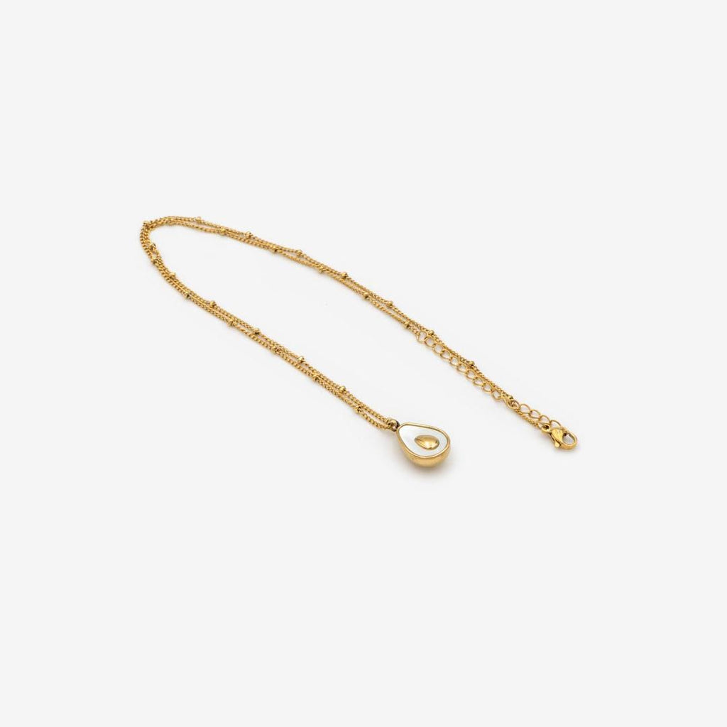 18k vergoldete Halskette „avocado“ vampyy.shop