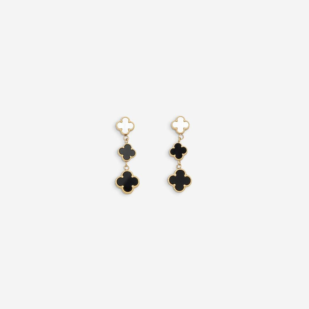 18k Vergoldetes Schmuck-set „Four-leaf clovers" vampyy.shop