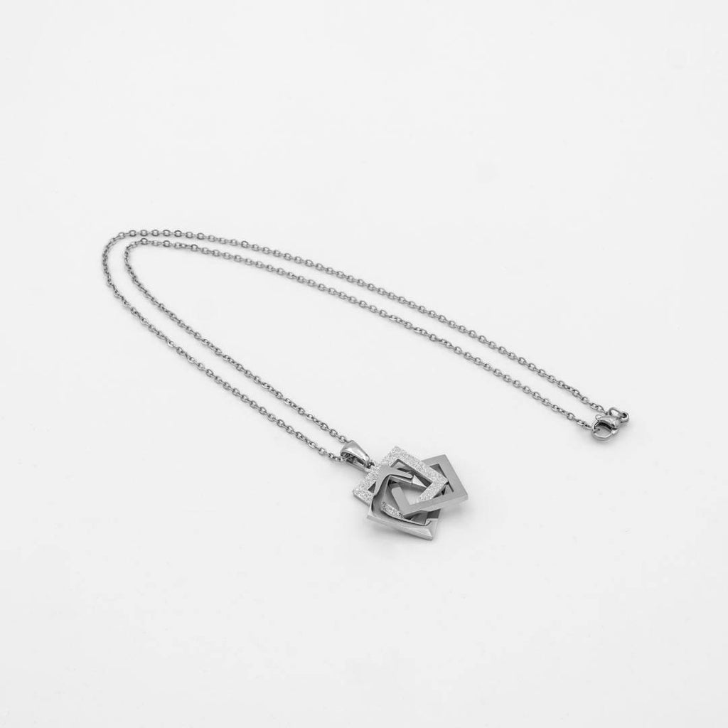 Edelstahl-schmuck-set „rubik“ vampyy.shop