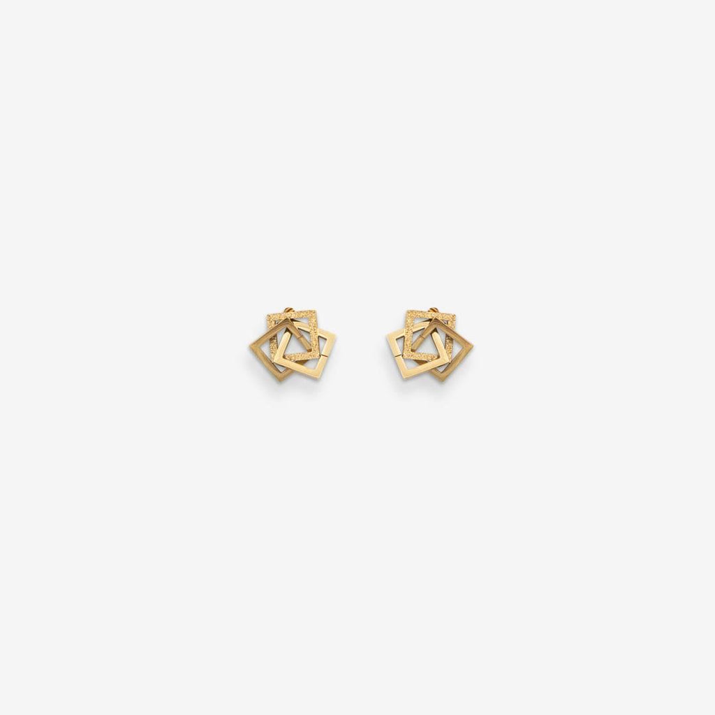 18k Vergoldetes Schmuck-set „rubik“ vampyy.shop