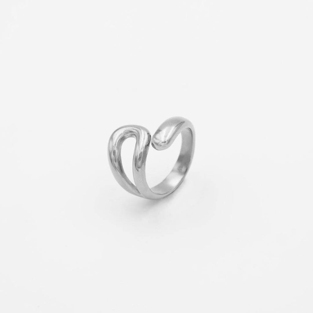 Edelstahl-ring „modern Hug“ vampyy.shop