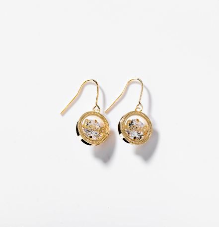 Love | Ohrringe, 24 Karat vergoldet - vampyy.shop