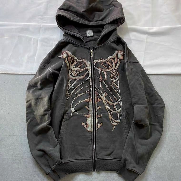 Skeleton Zipper Zipper vampyy.shop