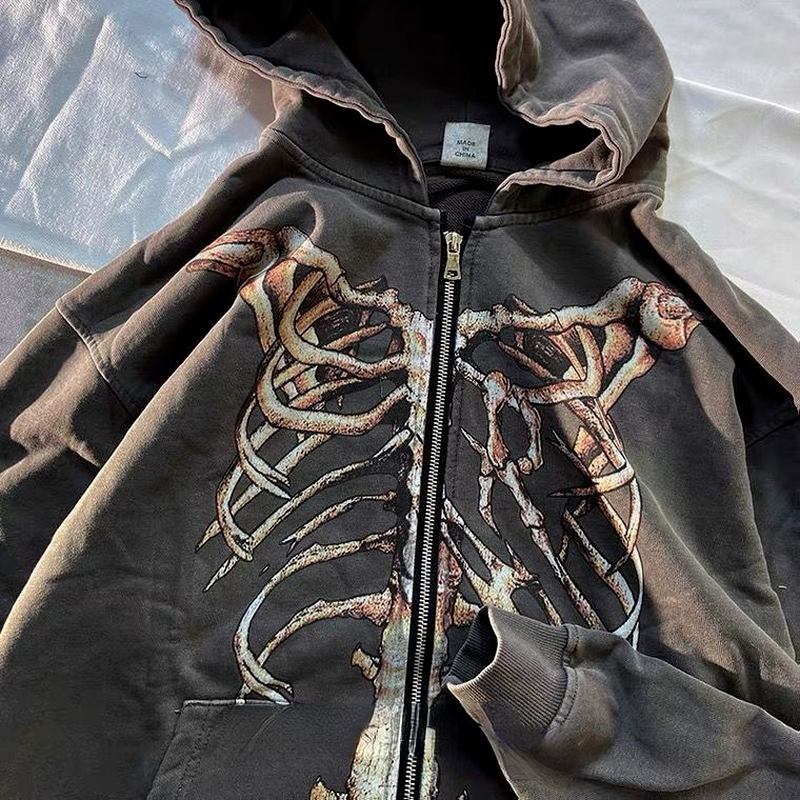 Skeleton Zipper Zipper vampyy.shop
