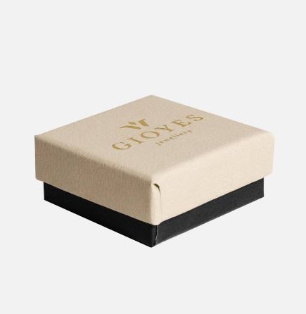 amore al quadrato | Ohrringe, 24 Karat vergoldet - vampyy.shop