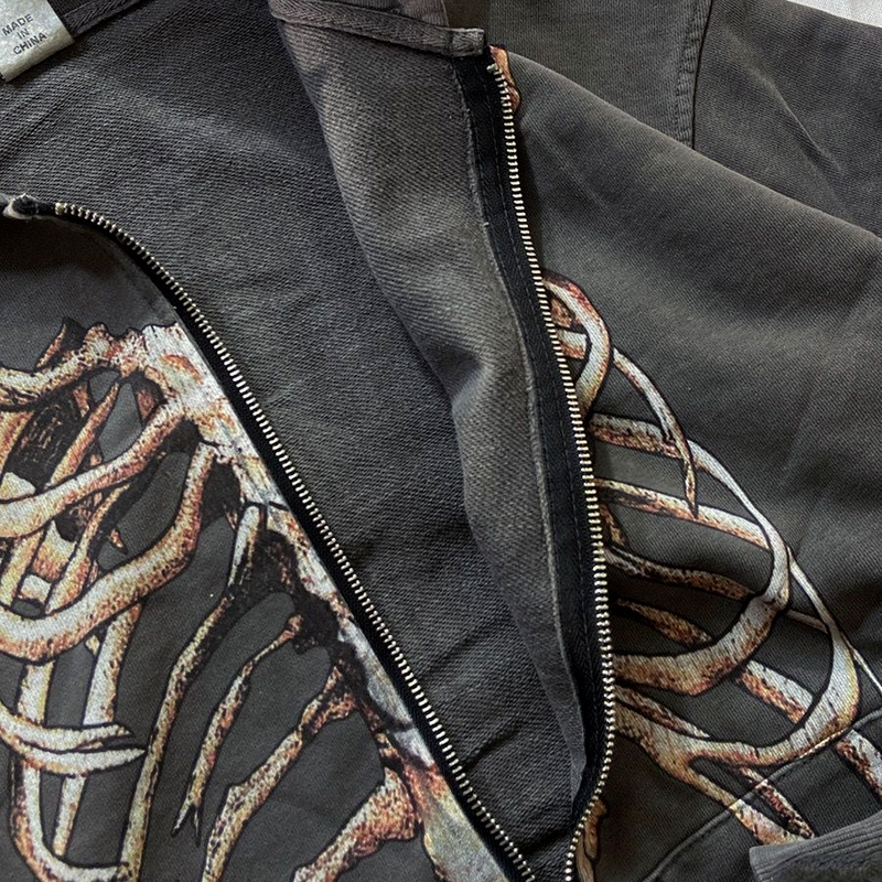 Skeleton Zipper Zipper vampyy.shop